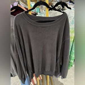 American Eagle Outfitters Charcoal Crew Neck Sweater